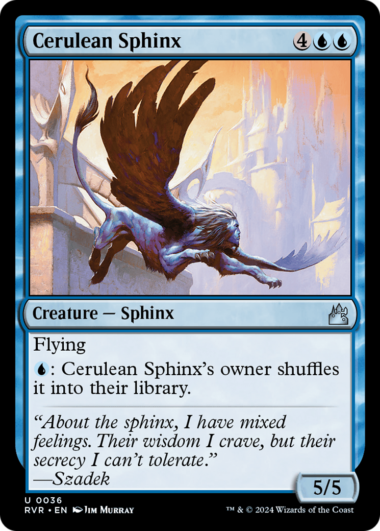 Cerulean Sphinx [Ravnica Remastered] - The Mythic Store | 24h Order Processing