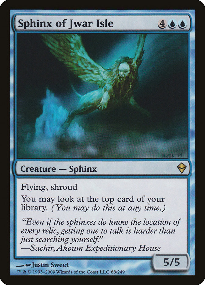 Sphinx of Jwar Isle [Zendikar] - The Mythic Store | 24h Order Processing