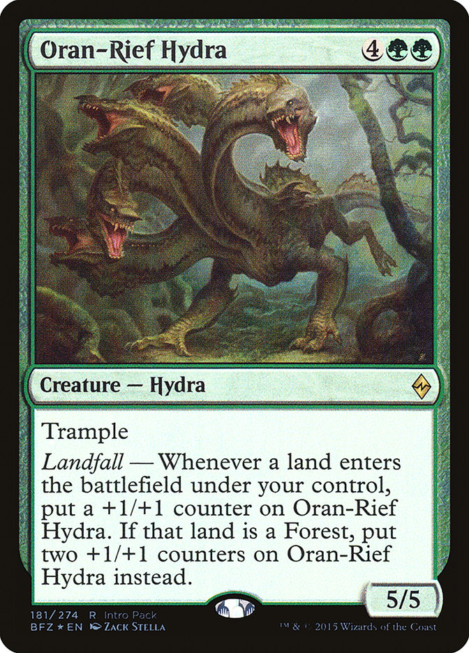Oran-Rief Hydra (Intro Pack) [Battle for Zendikar Promos] - The Mythic Store | 24h Order Processing
