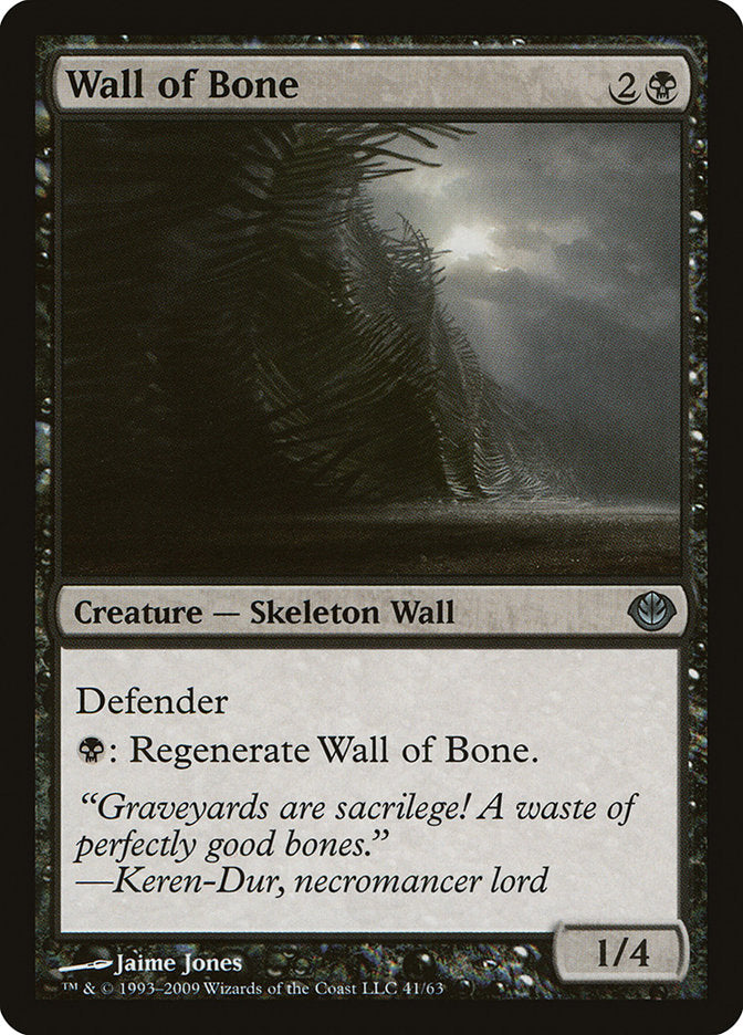 Wall of Bone [Duel Decks: Garruk vs. Liliana] - The Mythic Store | 24h Order Processing