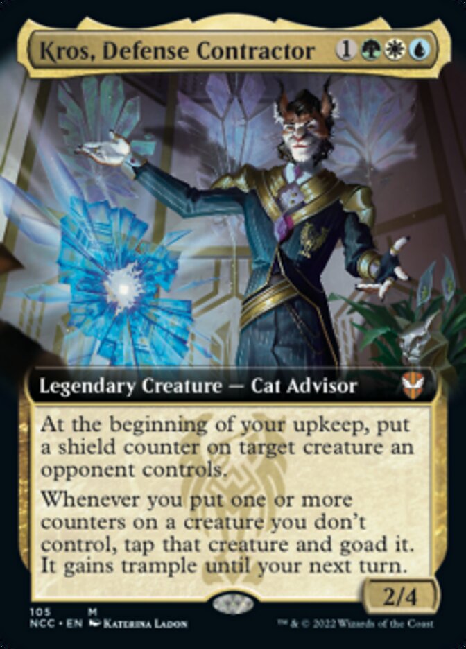 Kros, Defense Contractor (Extended Art) [Streets of New Capenna Commander] - The Mythic Store | 24h Order Processing