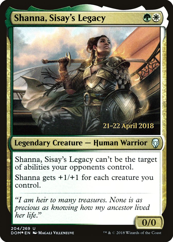 Shanna, Sisay's Legacy [Dominaria Prerelease Promos] - The Mythic Store | 24h Order Processing