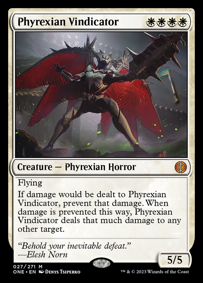 Phyrexian Vindicator [Phyrexia: All Will Be One] - The Mythic Store | 24h Order Processing