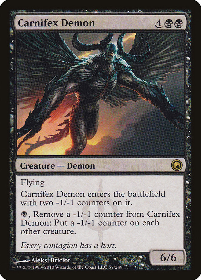 Carnifex Demon [Scars of Mirrodin] - The Mythic Store | 24h Order Processing