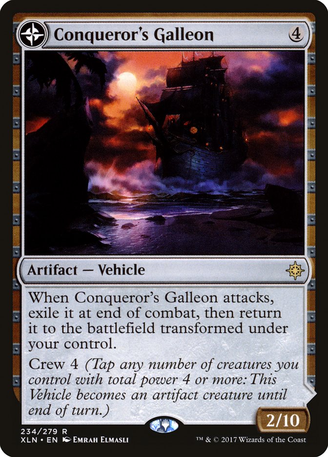 Conqueror's Galleon // Conqueror's Foothold [Ixalan] - The Mythic Store | 24h Order Processing