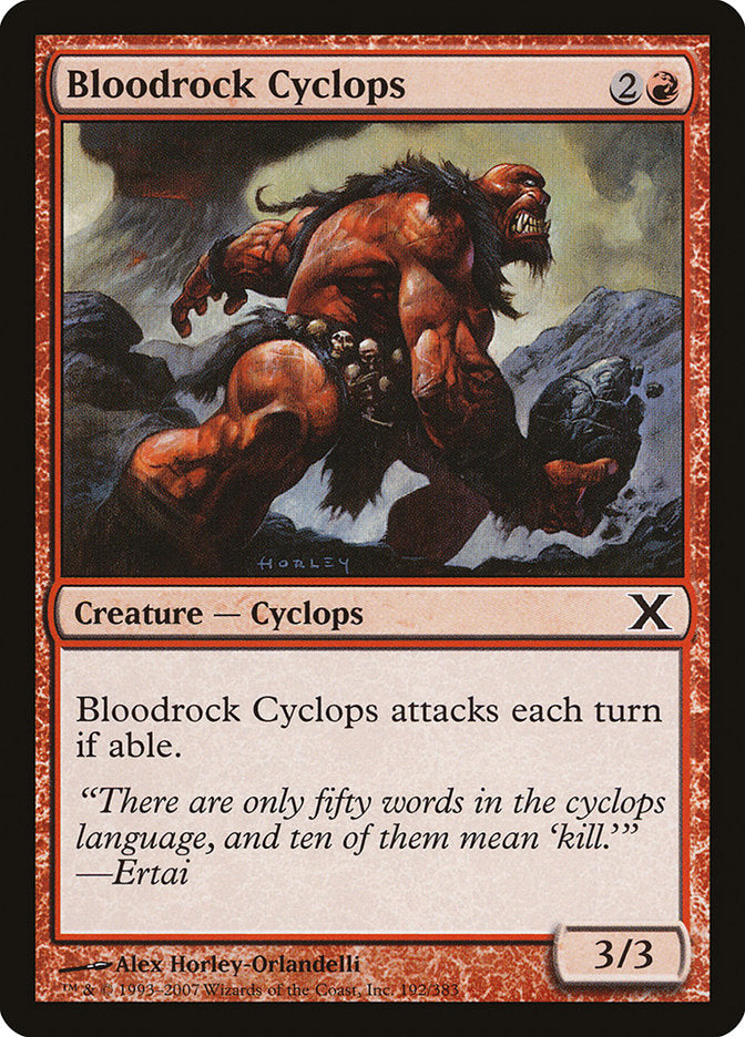 Bloodrock Cyclops [Tenth Edition] - The Mythic Store | 24h Order Processing