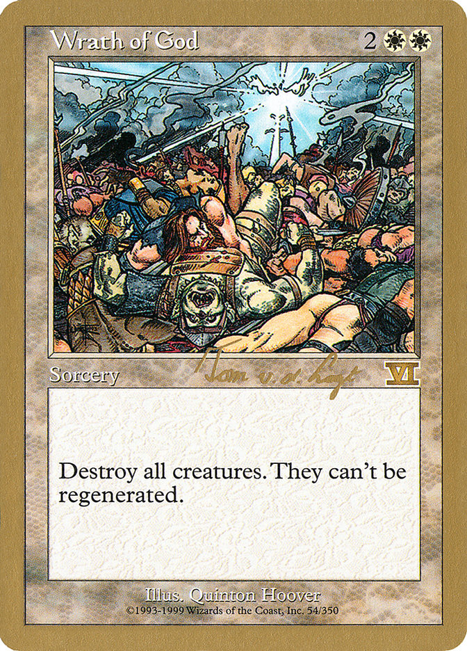 Wrath of God (Tom van de Logt) [World Championship Decks 2000] - The Mythic Store | 24h Order Processing