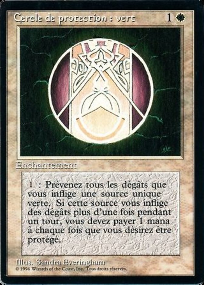 Circle of Protection: Green [Foreign Black Border] - The Mythic Store | 24h Order Processing