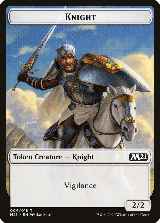 Knight Token [Core Set 2021 Tokens] - The Mythic Store | 24h Order Processing