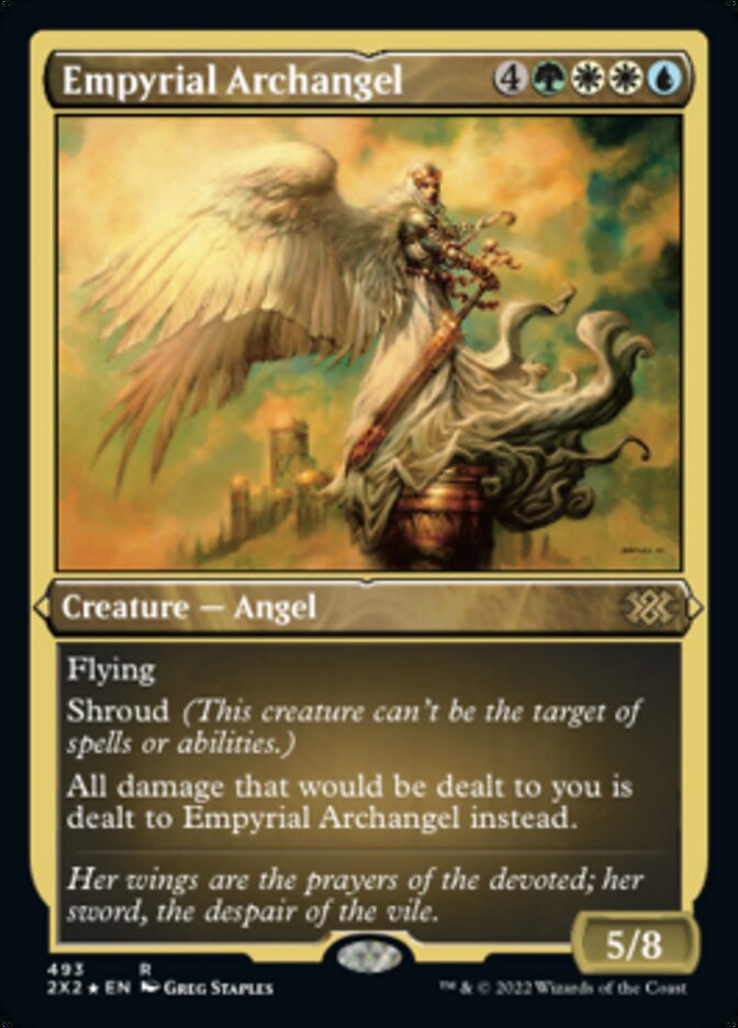 Empyrial Archangel (Foil Etched) [Double Masters 2022] - The Mythic Store | 24h Order Processing