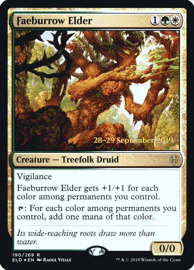 Faeburrow Elder [Throne of Eldraine Prerelease Promos] - The Mythic Store | 24h Order Processing