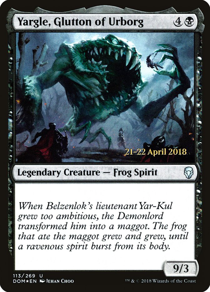 Yargle, Glutton of Urborg [Dominaria Prerelease Promos] - The Mythic Store | 24h Order Processing