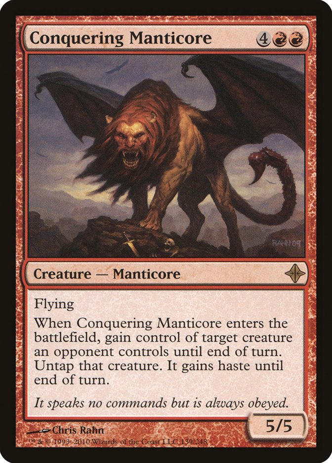 Conquering Manticore [Rise of the Eldrazi] - The Mythic Store | 24h Order Processing