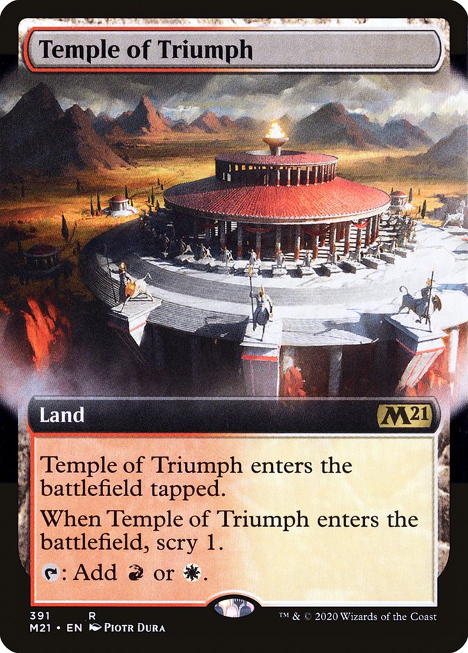Temple of Triumph (Extended Art) [Core Set 2021] - The Mythic Store | 24h Order Processing