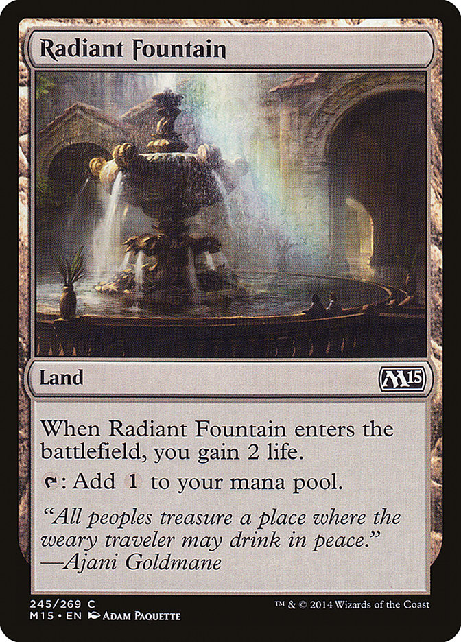 Radiant Fountain [Magic 2015] - The Mythic Store | 24h Order Processing