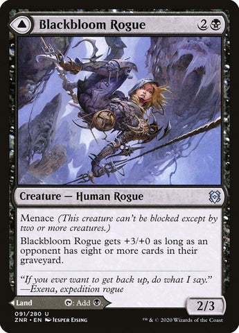 Blackbloom Rogue // Blackbloom Bog [Zendikar Rising] - The Mythic Store | 24h Order Processing