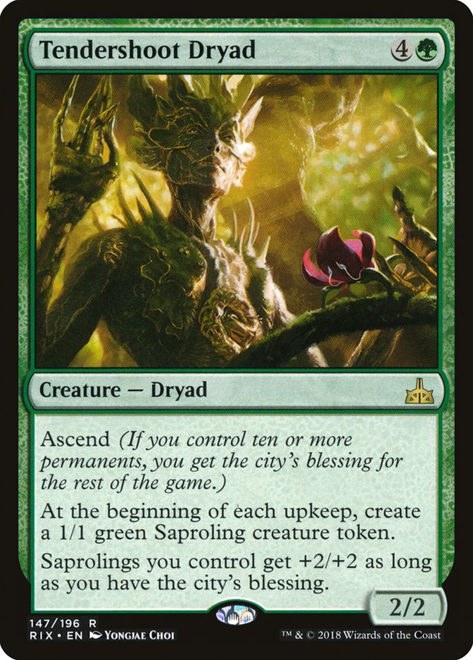 Tendershoot Dryad [Rivals of Ixalan] - The Mythic Store | 24h Order Processing