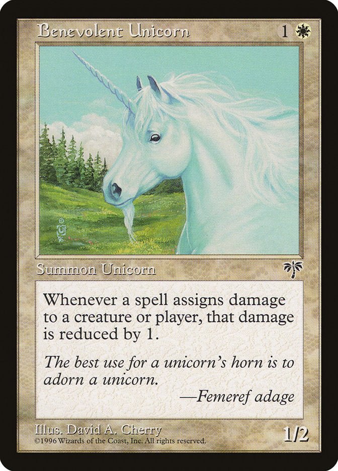 Benevolent Unicorn [Mirage] - The Mythic Store | 24h Order Processing
