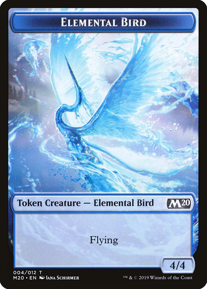 Elemental Bird Token [Core Set 2020 Tokens] - The Mythic Store | 24h Order Processing