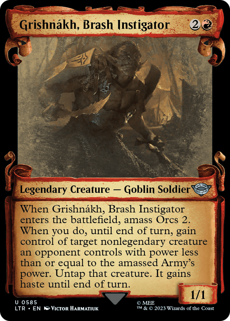 Grishnakh, Brash Instigator [The Lord of the Rings: Tales of Middle-Earth Showcase Scrolls] - The Mythic Store | 24h Order Processing