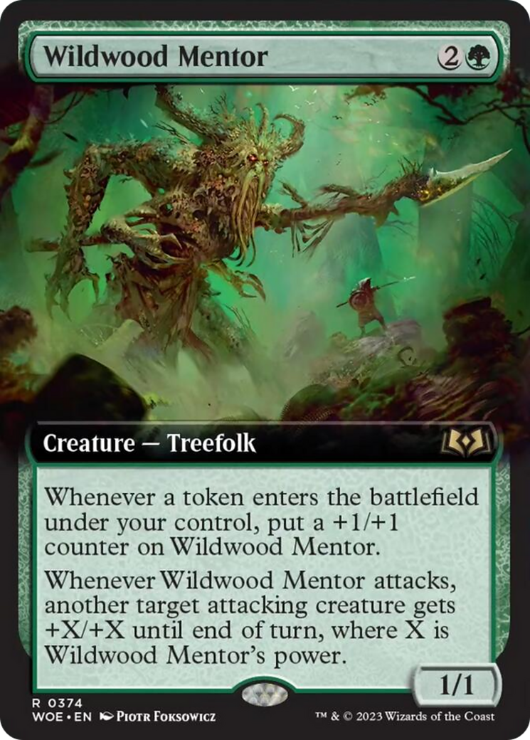 Wildwood Mentor (Extended Art) [Wilds of Eldraine] - The Mythic Store | 24h Order Processing