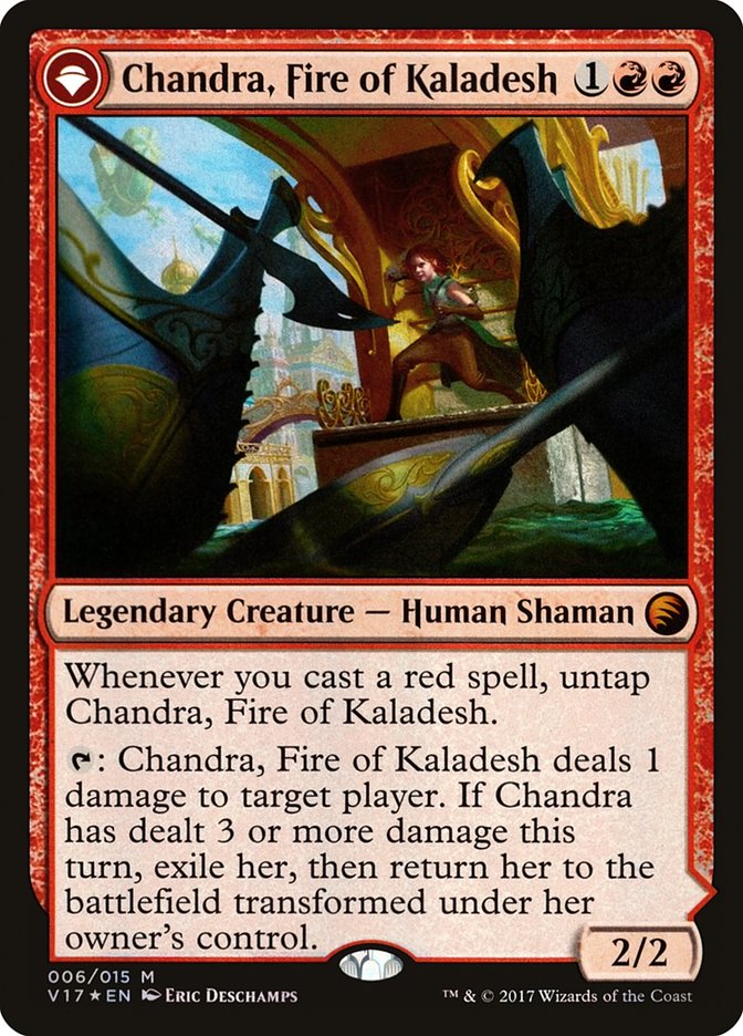 Chandra, Fire of Kaladesh // Chandra, Roaring Flame [From the Vault: Transform] - The Mythic Store | 24h Order Processing