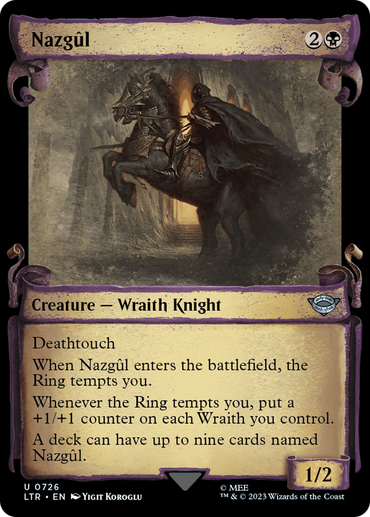 Nazgul (0726) [The Lord of the Rings: Tales of Middle-Earth Showcase Scrolls] - The Mythic Store | 24h Order Processing