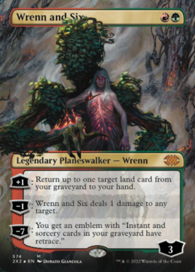 Wrenn and Six (Textured Foil) [Double Masters 2022] - The Mythic Store | 24h Order Processing