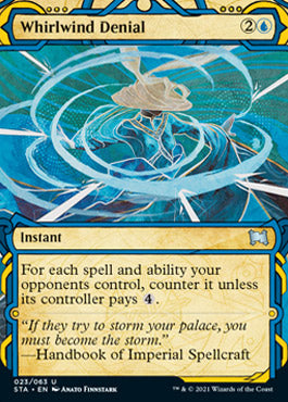 Whirlwind Denial (Foil Etched) [Strixhaven: School of Mages Mystical Archive] - The Mythic Store | 24h Order Processing