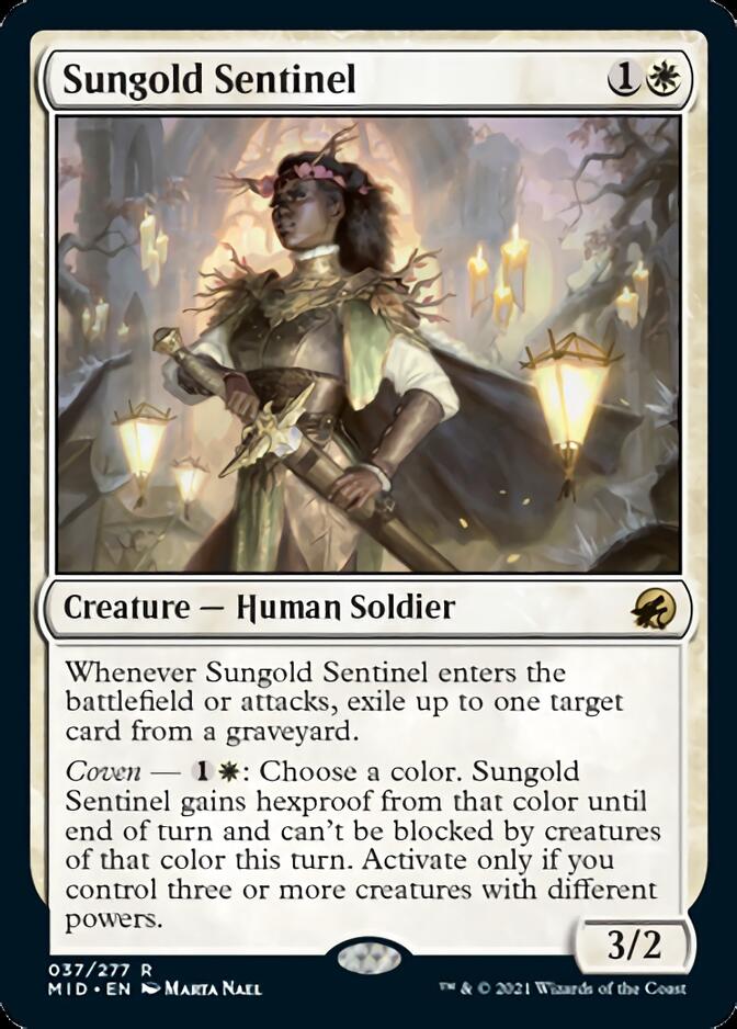 Sungold Sentinel [Innistrad: Midnight Hunt] - The Mythic Store | 24h Order Processing