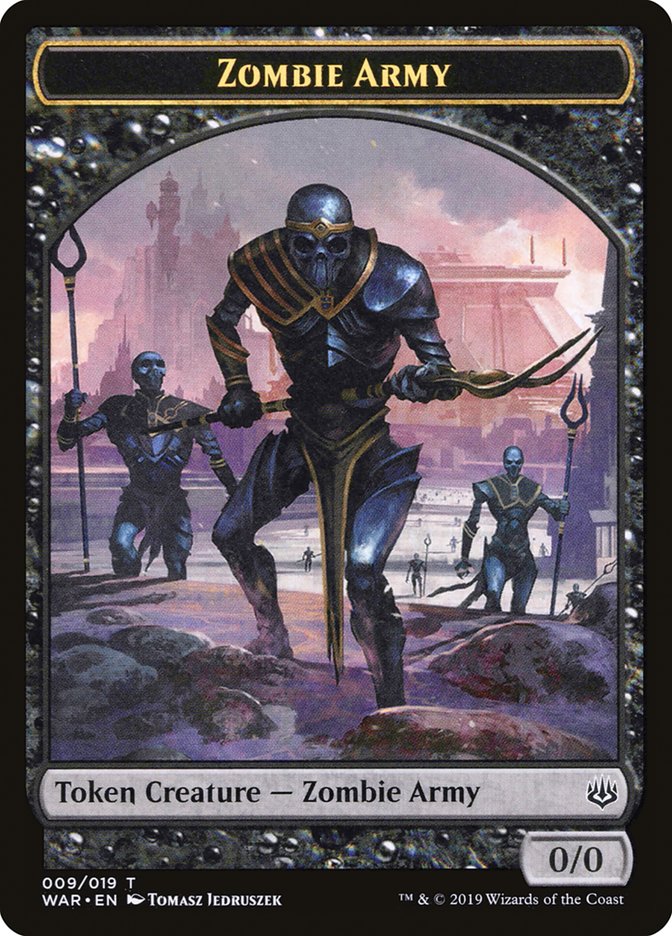 Zombie Army Token (009/019) [War of the Spark Tokens] - The Mythic Store | 24h Order Processing
