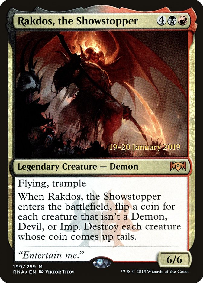 Rakdos, the Showstopper [Ravnica Allegiance Prerelease Promos] - The Mythic Store | 24h Order Processing