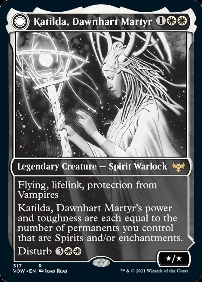 Katilda, Dawnhart Martyr // Katilda's Rising Dawn (Showcase Eternal Night) [Innistrad: Crimson Vow] - The Mythic Store | 24h Order Processing