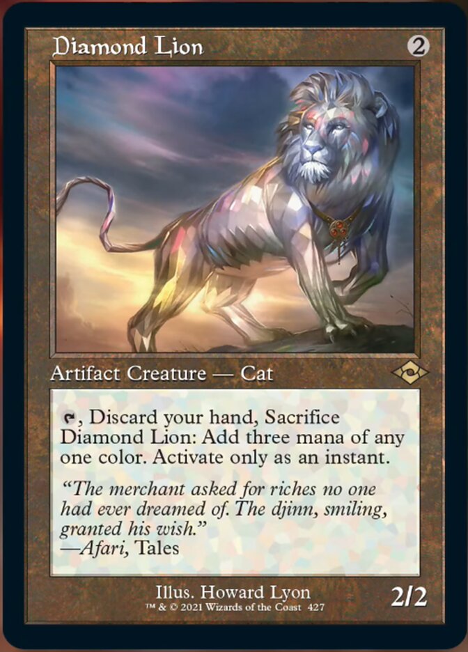 Diamond Lion (Retro Foil Etched) [Modern Horizons 2] - The Mythic Store | 24h Order Processing