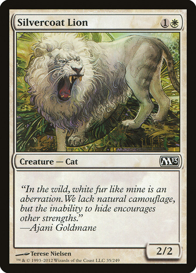 Silvercoat Lion [Magic 2013] - The Mythic Store | 24h Order Processing