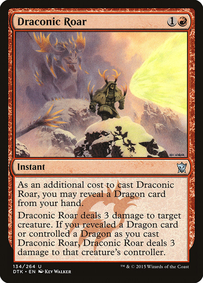 Draconic Roar [Dragons of Tarkir] - The Mythic Store | 24h Order Processing