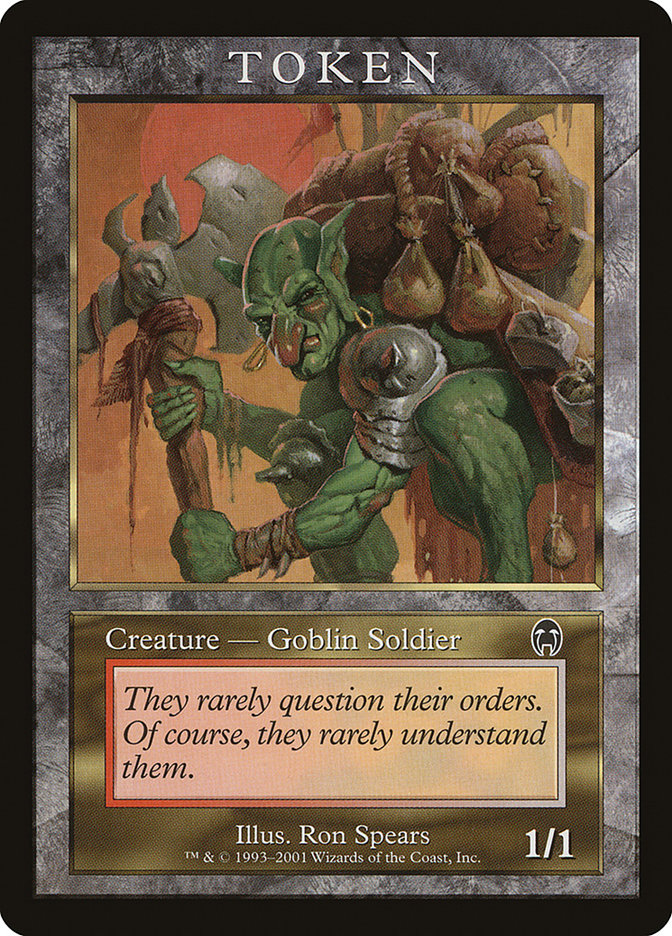 Goblin Soldier Token [Magic Player Rewards 2001] - The Mythic Store | 24h Order Processing