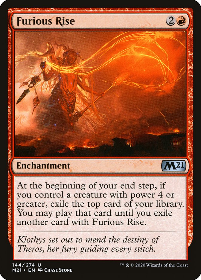 Furious Rise [Core Set 2021] - The Mythic Store | 24h Order Processing