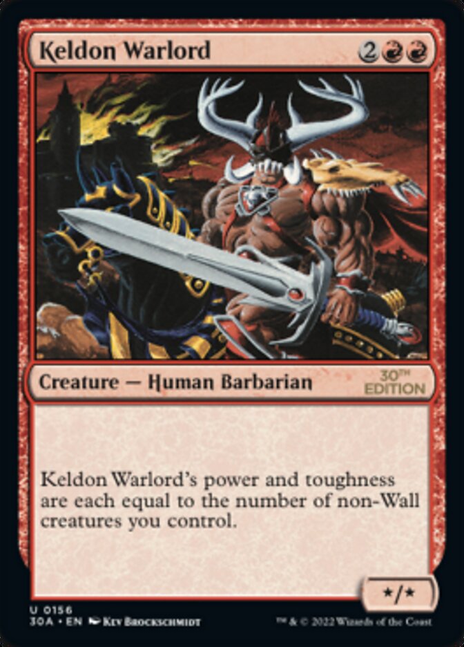 Keldon Warlord [30th Anniversary Edition] - The Mythic Store | 24h Order Processing