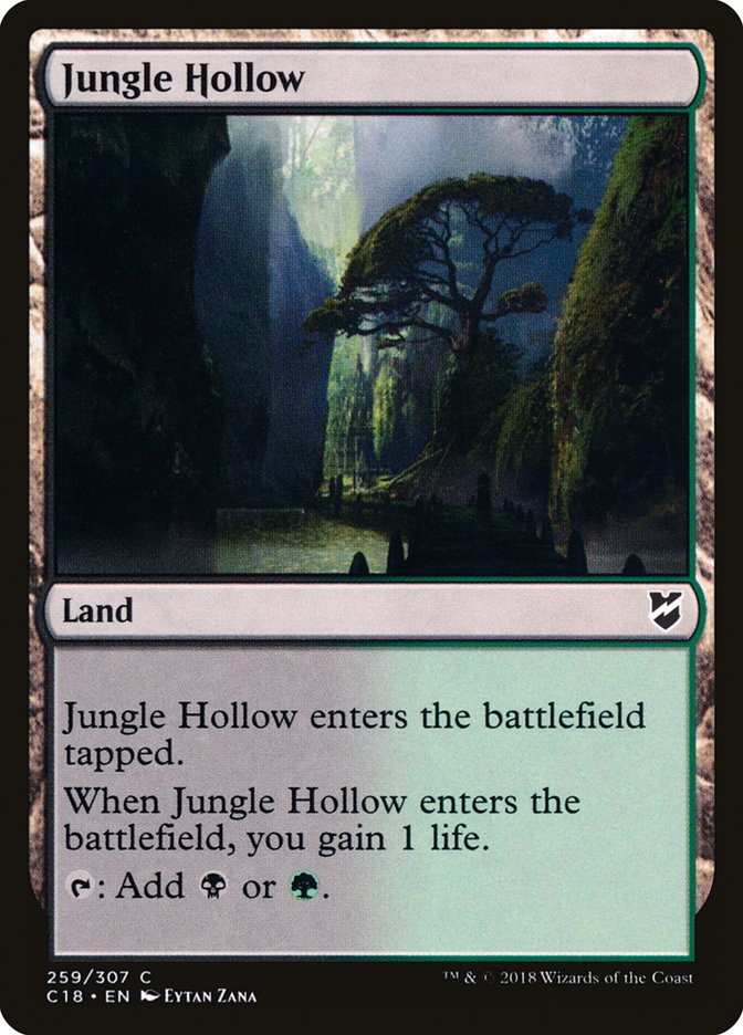 Jungle Hollow [Commander 2018] - The Mythic Store | 24h Order Processing
