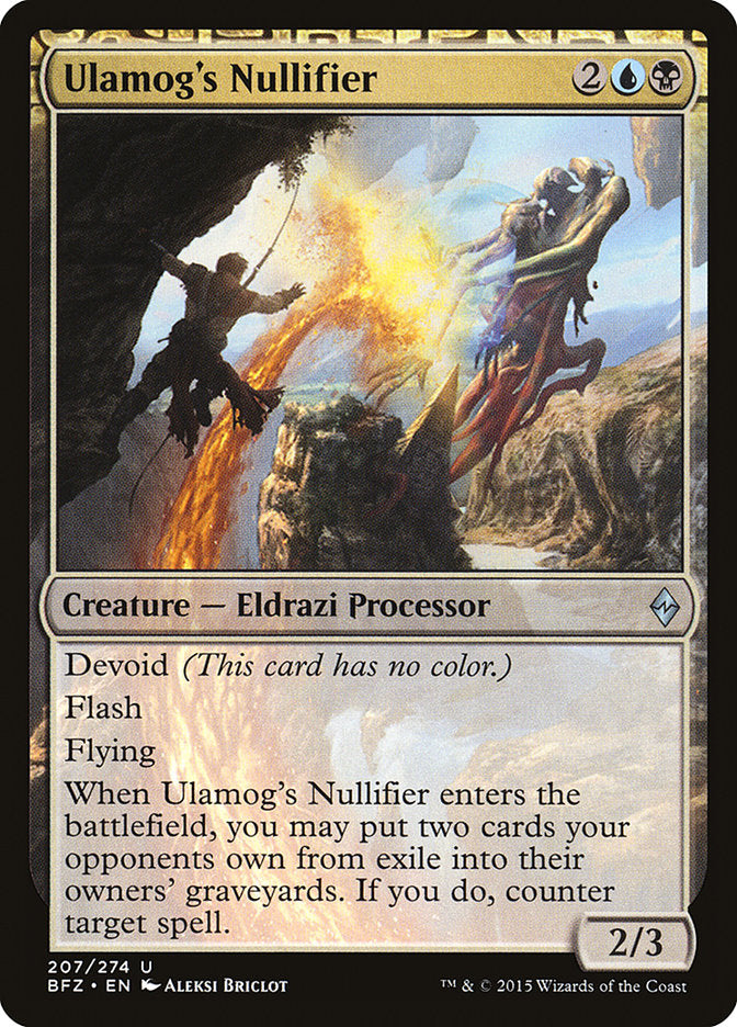 Ulamog's Nullifier [Battle for Zendikar] - The Mythic Store | 24h Order Processing