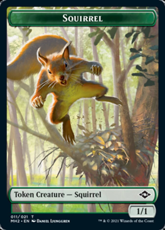 Bird // Squirrel Double-Sided Token [Modern Horizons 2 Tokens] - The Mythic Store | 24h Order Processing