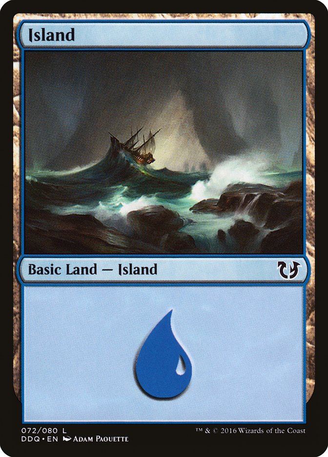 Island (72) [Duel Decks: Blessed vs. Cursed] - The Mythic Store | 24h Order Processing