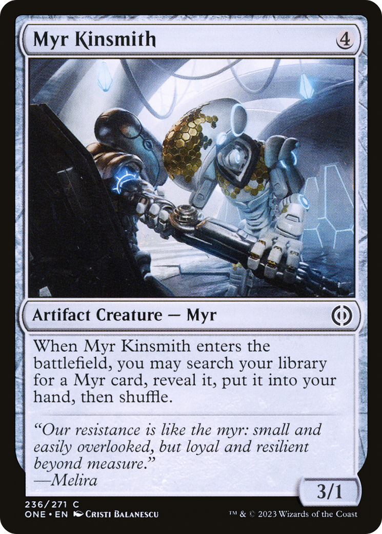 Myr Kinsmith [Phyrexia: All Will Be One] - The Mythic Store | 24h Order Processing