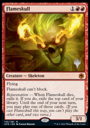 Flameskull (Promo Pack) [Dungeons & Dragons: Adventures in the Forgotten Realms Promos] - The Mythic Store | 24h Order Processing