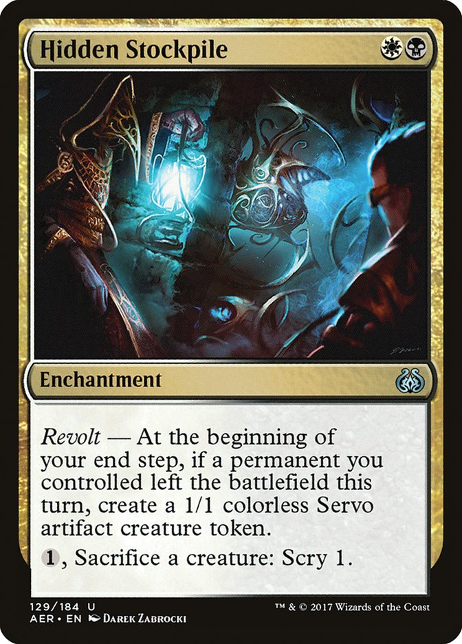 Hidden Stockpile [Aether Revolt] - The Mythic Store | 24h Order Processing