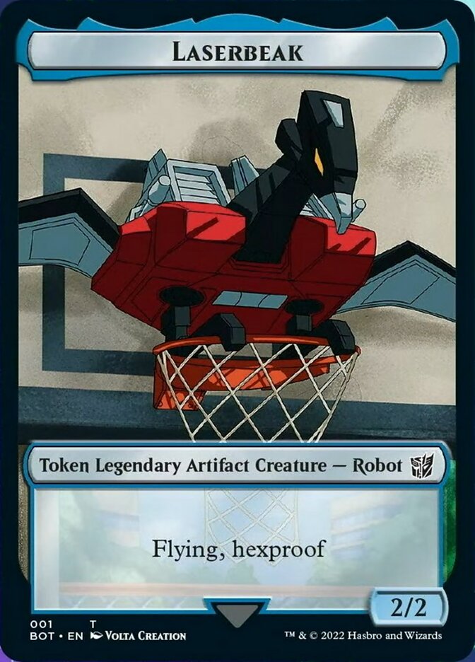 Powerstone // Laserbeak Double-Sided Token [The Brothers' War Tokens] - The Mythic Store | 24h Order Processing