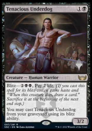 Tenacious Underdog (Promo Pack) [Streets of New Capenna Promos] - The Mythic Store | 24h Order Processing