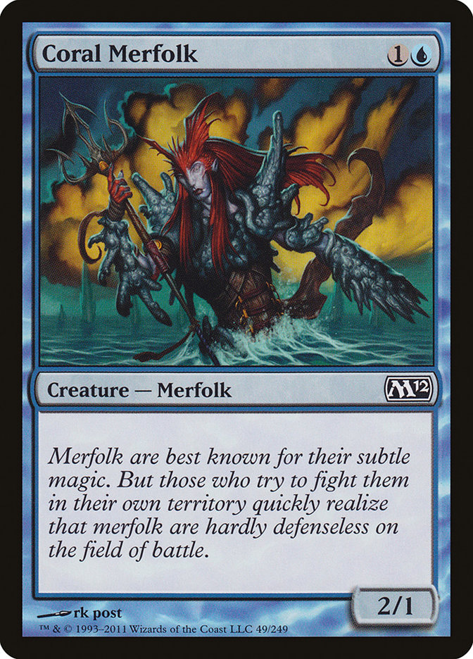 Coral Merfolk [Magic 2012] - The Mythic Store | 24h Order Processing