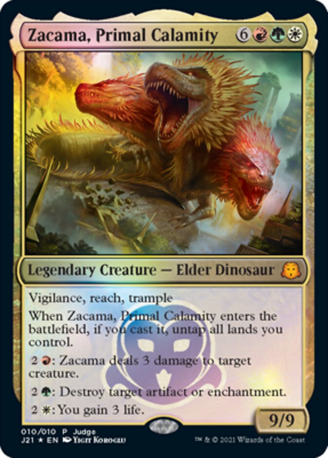 Zacama, Primal Calamity [Judge Gift Cards 2021] - The Mythic Store | 24h Order Processing